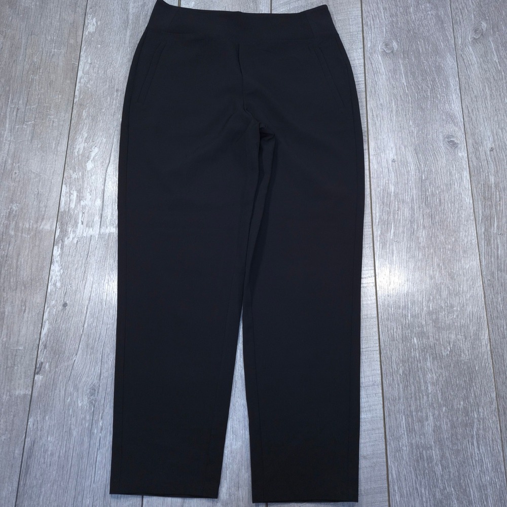 Athleta Endless High Rise Pants Women 8 Black Tapered Stretch Activewear